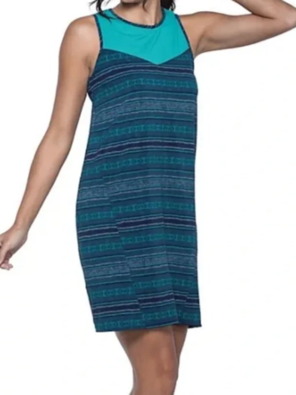 Toad&Co Sunkissed Swing Dress, Sleeveless, Geometric Print - Womens Large